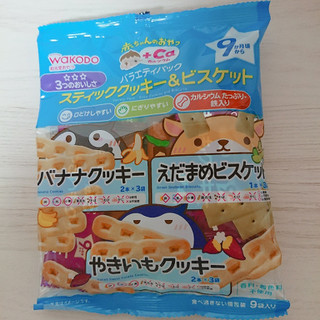 「アサヒ 赤ちゃんのおやつ＋Ca カルシウム バラエティパック スティッククッキー＆ビスケット 袋71g」のクチコミ画像 by ぺりちゃんさん