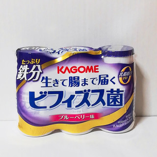 「カゴメ 生きて腸まで届くビフィズス菌 たっぷり鉄分 パック100ml×3」のクチコミ画像 by ミヌゥさん