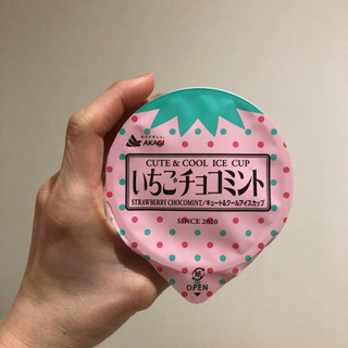 「赤城 いちごチョコミント カップ150ml」のクチコミ画像 by むチャさん