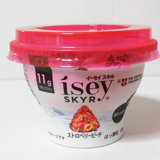 「日本ルナ Isey SKYR ストロベリーピーチ カップ120g」のクチコミ画像 by ミヌゥさん