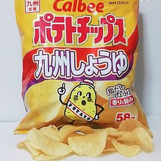 「カルビー ポテトチップス 九州しょうゆ味 袋58g」のクチコミ画像 by ミヌゥさん