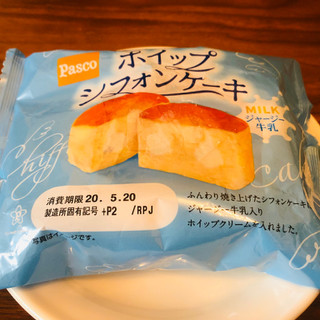 「Pasco ホイップシフォンケーキミルク 袋1個」のクチコミ画像 by Memoさん