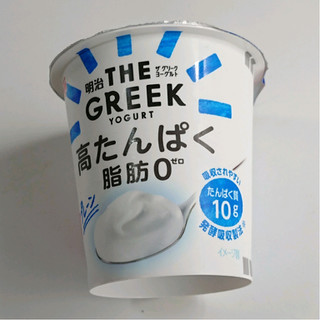 「明治 THE GREEK YOGURT プレーン カップ100g」のクチコミ画像 by ぺりちゃんさん