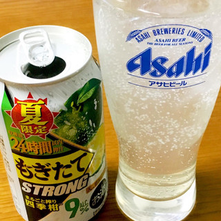 「アサヒ もぎたてSTRONG まるごと搾り四季柑 缶350ml」のクチコミ画像 by ビールが一番さん