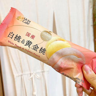 「ローソン Uchi Cafe’ SWEETS 日本のフルーツプレミアム 白桃＆黄金桃」のクチコミ画像 by aiceさん