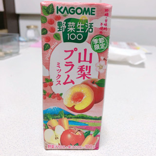 「カゴメ 野菜生活100 山梨プラムミックス パック195ml」のクチコミ画像 by つなまよねーずさん