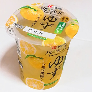 「フジッコ フルーツセラピー ゆず レモン果肉入り カップ150g」のクチコミ画像 by ミヌゥさん