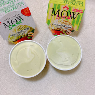 「森永 MOW スペシャル ピスタチオ＆ミルク カップ140ml」のクチコミ画像 by てぃむさん