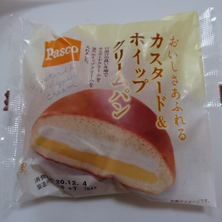 「Pasco おいしさあふれる カスタード＆ホイップクリームパン 袋1個」のクチコミ画像 by ぺりちゃんさん