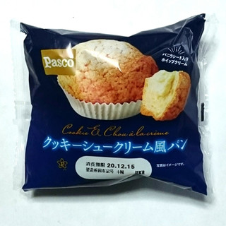 「Pasco クッキーシュークリーム風パン 袋1個」のクチコミ画像 by レビュアーさん