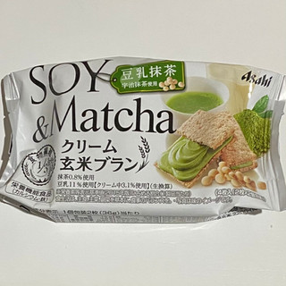 「アサヒ クリーム玄米ブラン 豆乳抹茶 袋2枚×2」のクチコミ画像 by あろんさん