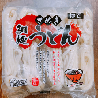 「トライアル さぬき 細麺うどん ゆで 袋200g×5」のクチコミ画像 by ぺりちゃんさん