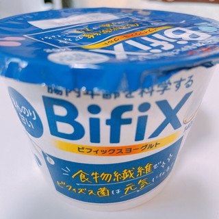 「江崎グリコ BifiXヨーグルト ほんのり甘い カップ140g」のクチコミ画像 by ぺりちゃんさん