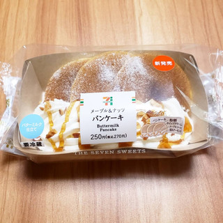 「セブン-イレブン メープル＆ナッツパンケーキ」のクチコミ画像 by micorazonさん