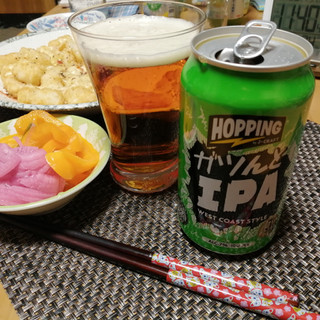 「三菱食品 JーCRAFT HOPPING ガツンとIPA 缶350ml」のクチコミ画像 by 道民はっしーはっぴーさん