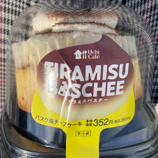 「ローソン Uchi Cafe’ SWEETS ティラミスバスチー バスク風チーズケーキ」のクチコミ画像 by まえ子んさん