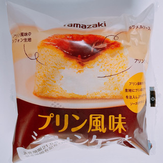 「ヤマザキ プリン風味シフォンケーキ 袋1個」のクチコミ画像 by ぺりちゃんさん