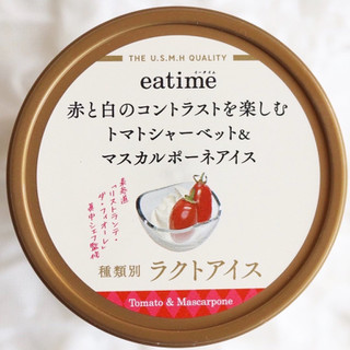 「eatime 赤と白のコントラストを楽しむ トマトシャーベット＆マスカルポーネアイス」のクチコミ画像 by Yulikaさん