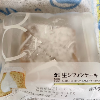 「ローソン Uchi Cafe’ 生シフォンケーキ メープル」のクチコミ画像 by まえ子んさん