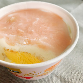 「明治 エッセル スーパーカップ Sweet‘s 白桃のタルト カップ172ml」のクチコミ画像 by shibarikoさん