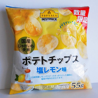 「トップバリュ ベストプライス ポテトチップス 塩レモン味 袋55g」のクチコミ画像 by ミヌゥさん