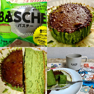 「ローソン Uchi Cafe’ SWEETS バスチー バスク風抹茶チーズケーキ」のクチコミ画像 by マロンまろんさん