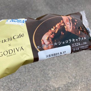 「ローソン Uchi Cafe’×GODIVA エクレールショコラキャラメル」のクチコミ画像 by まえ子んさん