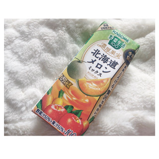 「カゴメ 野菜生活100 濃厚果実 北海道メロンミックス パック195ml」のクチコミ画像 by niyonnさん