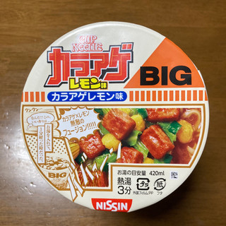 「日清食品 カップヌードル カラアゲレモン味 ビッグ カップ96g」のクチコミ画像 by ミルクミントさん