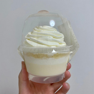 「セブン-イレブン たっぷりクリームのミルクプリンケーキ」のクチコミ画像 by apricotさん