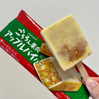 「井村屋 ごろろん果肉 アップルパイバー 袋75ml」のクチコミ画像 by apricotさん