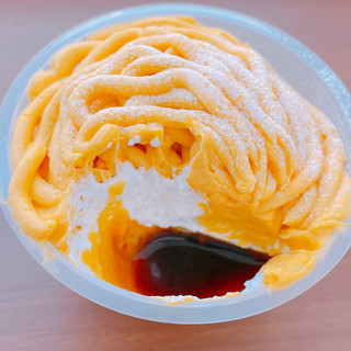 「ファミリーマート 北海道産かぼちゃのモンブランプリン」のクチコミ画像 by ぺりちゃんさん