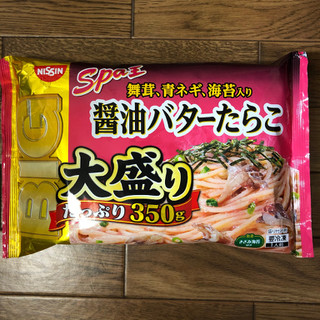 「日清食品冷凍 日清スパ王BIG 醤油バターたらこ 大盛り 袋350g」のクチコミ画像 by ティパニさん