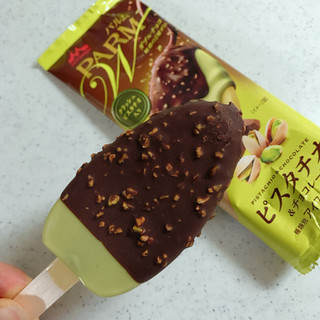 「森永 PARM ダブルチョコ ピスタチオ＆チョコレート 袋80ml」のクチコミ画像 by ice-tokkoさん