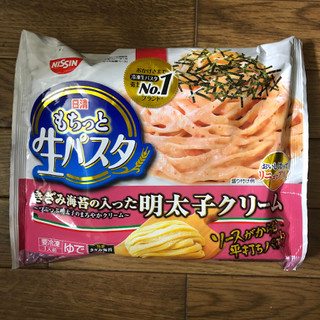 「日清食品冷凍 日清もちっと生パスタ 明太子クリーム 袋270g」のクチコミ画像 by ティパニさん