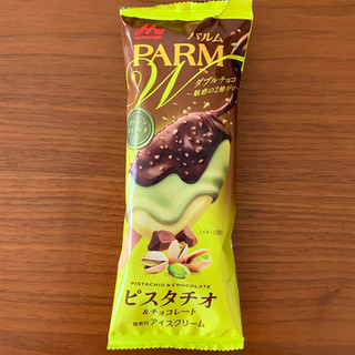 「森永 PARM ダブルチョコ ピスタチオ＆チョコレート 袋80ml」のクチコミ画像 by 7070さん