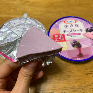 「クラフト 小さなチーズケーキ ブルーベリー 箱17g×6」のクチコミ画像 by きりみちゃんさん