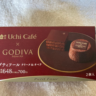 「ローソン Uchi Cafe’ ×GODIVA プティフール テリーヌ＆オペラ」のクチコミ画像 by まえ子んさん