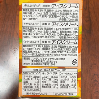 「ハーゲンダッツ アソートボックス スイート ホリデー 木苺のミルクプディング・キャラメルラテ・クッキー＆チョコレート 箱70ml×6」のクチコミ画像 by fish moonさん