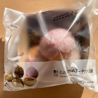 「ローソン Uchi Cafe’ ミニクリームドーナツ 5個」のクチコミ画像 by まえ子んさん