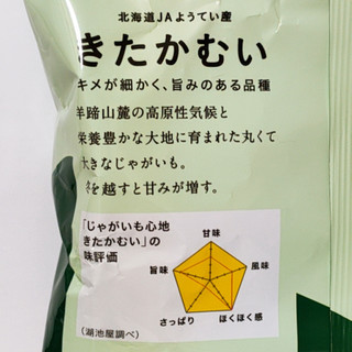 「湖池屋 じゃがいも心地 ブランド芋くらべ きたかむい 平釜の塩 袋53g」のクチコミ画像 by ミヌゥさん