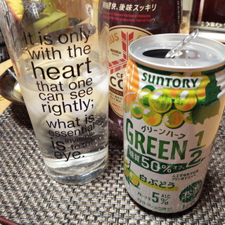 「サントリー GREEN1／2 白ぶどう 缶350ml」のクチコミ画像 by 道民はっしーはっぴーさん