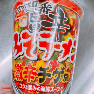 「サンヨー食品 旨辛 みそラーメン 激辛チゲ 96g」のクチコミ画像 by ぺりちゃんさん