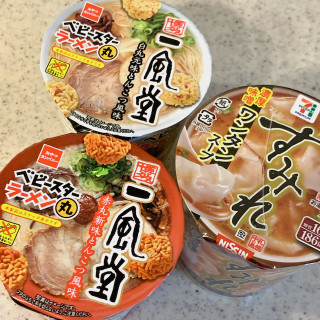 「おやつカンパニー ベビースター ラーメン丸 博多一風堂 赤丸新味とんこつ風味 59g」のクチコミ画像 by めりけんさん