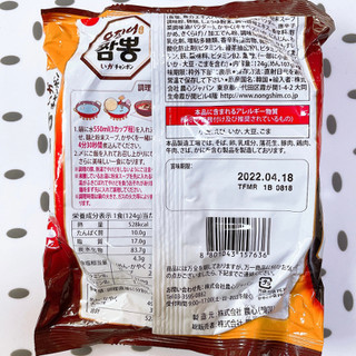 「農心 いかチャンポン 袋124g」のクチコミ画像 by ぺりちゃんさん