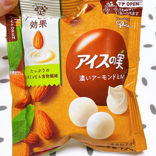 「江崎グリコ アイスの実 濃いアーモンドミルク 袋7ml×12」のクチコミ画像 by ぺりちゃんさん