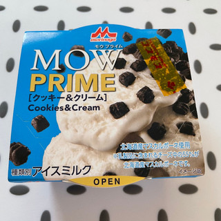 「森永 MOW PRIME クッキー＆クリーム カップ105ml」のクチコミ画像 by ぺりちゃんさん