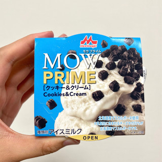 「森永 MOW PRIME クッキー＆クリーム カップ105ml」のクチコミ画像 by apricotさん