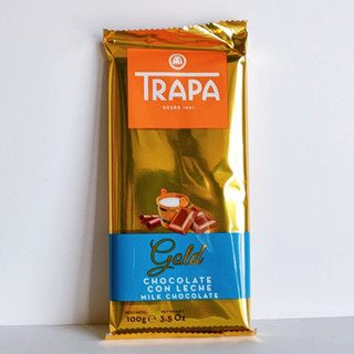 「富士貿易 TRAPA gold DARK CHOCOLATE カカオ分50％ 100g」のクチコミ画像 by ミヌゥさん