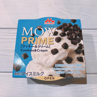 「森永 MOW PRIME クッキー＆クリーム カップ105ml」のクチコミ画像 by ice-tokkoさん